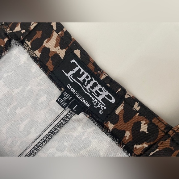 Tripp NYC ‘Daang Goodman’⛓️☠️ Animal Print Side Strappy Harness Overalls⛓️☠️ - Picture 11 of 13